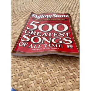 Rolling Stones 500 greatest songs of all time piano sheet music volume 1